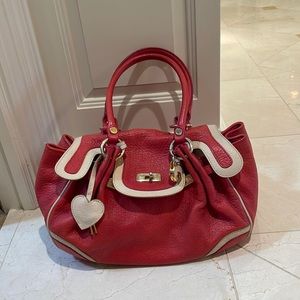 Red and Crème Moschino Bag!